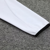 25/26 RMA White  Half Pull  Kids tracksuit  (童装白配黑裤、半拉链)