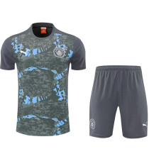 25/26 Man City Grey Training Short Suit