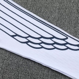 25/26  PSG White Half Pull Tracksuit  (半拉链)