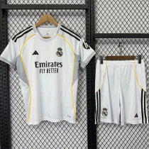 25/26 RMA Home Kids Soccer Jersey