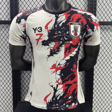 25/26 Japan（Y-3)Black Dragon Edition Beige  Player Version  Soccer Jersey