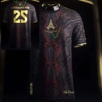 25/26 PSG Champion Edition Black  Fans Soccer Jersey#25