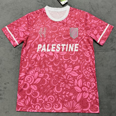25/26 Palestino Deportivo Pink (English version) Fans Soccer Jersey(英文版）