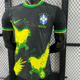 25/26  Brazil Black Peace Dove Special Edition  Player Version Soccer Jersey