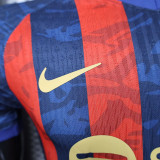 25/26 BAR  Special Edition Blue & Red  Player Version Soccer Jersey