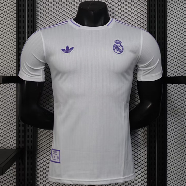 25/26 RMA Retro Casual Edition Player Version Soccer Jersey
