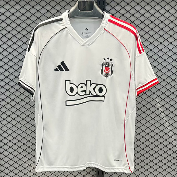 25/26  Besiktas Home Fans Soccer Jersey