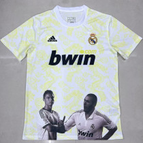 25/26 RMA Cristiano Ronaldo Commemorative Edition Light Yellow  Fans Soccer Jersey