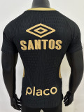 25/26  Santos FC Special Edition Black Player Version Soccer Jersey