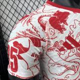 25/26 Japan Red hat kids Player Version  Soccer Jersey