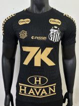 25/26  Santos FC Special Edition Black Player Version Soccer Jersey