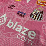 25/26  Santos FC Special Edition Pink Player Version Soccer Jersey