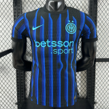25/26  INT Home  Player Version Soccer Jersey(胸带广告）