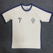 25/26  Portugal Beige White #7  T- shirts