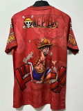 25/26 Japan Straw hat boy Red  Fans Soccer Jersey