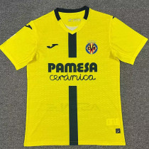 25/26  Villarreal Home  Fans Soccer Jersey