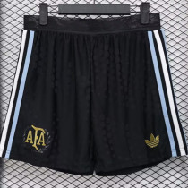 25/26  Argentina Black  Player Version Shorts Pants