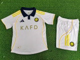 25/26 AL-Nassr Third Player Version Kids Soccer Jersey球员童装