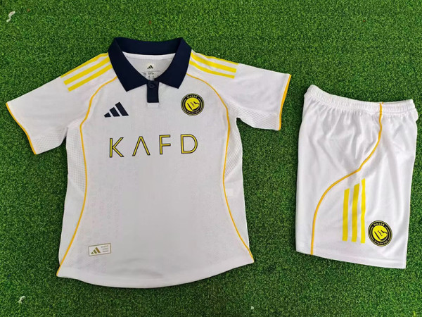 25/26 AL-Nassr Third Player Version Kids Soccer Jersey球员童装