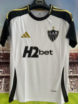 25/26  Atletico Mineiro Away  Fans Soccer Jersey(广告版)