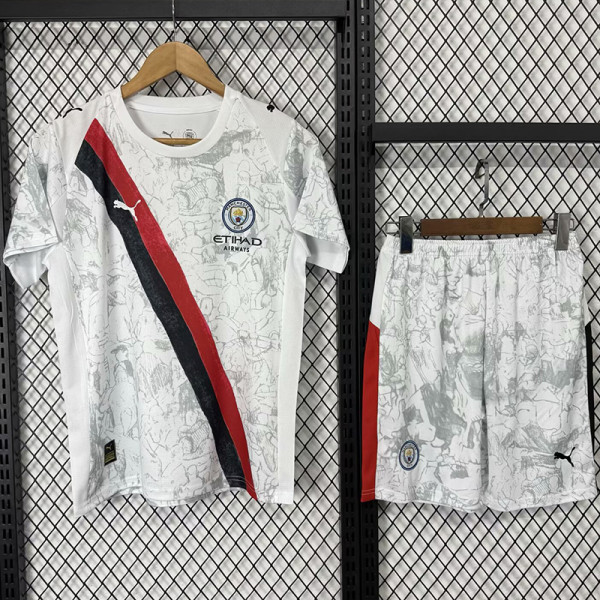 25/26 Man City FIFA Club World Cup Away Kids Soccer Jersey