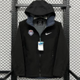 2025 RK904 NK Black Thickened Assault  Hooded Windbreaker (加厚冲锋衣）