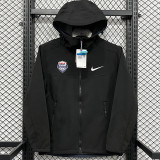 2025 RK904 NK Black Thickened Assault  Hooded Windbreaker (加厚冲锋衣）