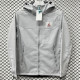 2025 RK907 JD Grey Thickened Assault  Hooded Windbreaker (加厚冲锋衣）