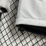 2025 RK907 JD Grey Thickened Assault  Hooded Windbreaker (加厚冲锋衣）