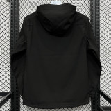 2025 RK904 NK Black Thickened Assault  Hooded Windbreaker (加厚冲锋衣）