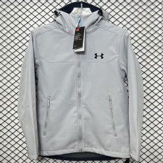2025  RK905 ADM  Grey Thickened Assault  Hooded Windbreaker (加厚冲锋衣）