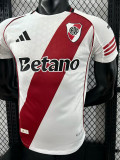 25/26 River Plate Home   Player Version Soccer Jersey广告版