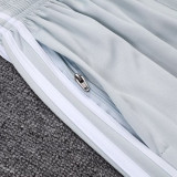 25/26 Bayern Grey Half Pull Tracksuit #B2548 (半拉链)