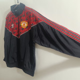 25/26  Man Utd  Black  Embroidered jacket
