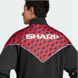 25/26  Man Utd  Black  Embroidered jacket