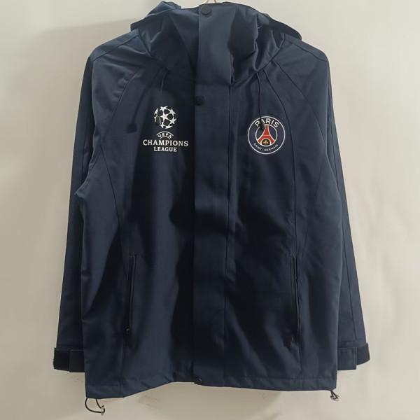 25/26  Grêmio  Dark Blue Hooded Windbreaker#0085(深蓝）