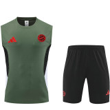 25/26 Bayern  Army GreenTraining Vest Suit #军绿