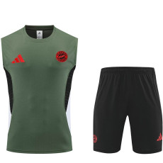 25/26 Bayern  Army GreenTraining Vest Suit #军绿