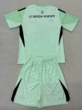 25/26  Bayern Green Goalkeeper  Kids Soccer Jersey