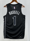 22/23 Nets NETS#1 Black Flying Man Edition Top Quality Hot Pressing NBA Jersey