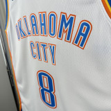 22/23 OKC Thunder WILLIAMS # 8 White Top Quality Hot Pressing NBA Jersey