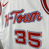 23/24 ROCKETS DUR ANT #35 White City Edition  Top Quality Hot Pressing NBA Jersey