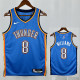 22/23 OKC Thunder WILLIAMS # 8 Blue Top Quality Hot Pressing NBA Jersey