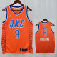 22/23 OKC Thunder WILLIAMS # 8 Orange Flying Edition Top Quality Hot Pressing NBA Jersey