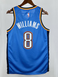 22/23 OKC Thunder WILLIAMS # 8 Blue Top Quality Hot Pressing NBA Jersey