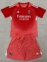 25/26 RMA Goalkeeper Orange Kids Soccer Jersey