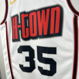 24/25 ROCKETS DUR ANT #35 White City Edition  Top Quality Hot Pressing NBA Jersey
