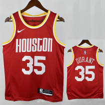 ROCKETS DUR ANT #35 Red Retro Edition  Top Quality Hot Pressing NBA Jersey