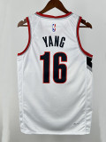 22/23 Trail Blazers  YANG #26 White  Top Quality Hot Pressing NBA Jersey