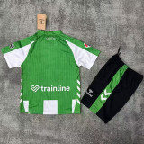 25/26 Real Betis Home  Kids   Soccer Jersey